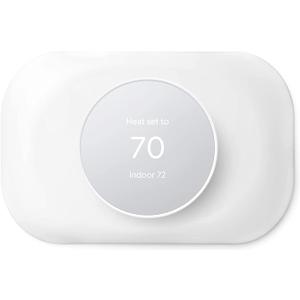 Petrichor Nest Thermostat Trim Kit - Compatible with Google Nest Thermostat 2020, Easy to Install - Snow (White)