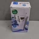 Aquarium Filter(3.5W), Fish Tank Filter, Low-Water Filter for Small Fish Tank and Turtle Tank, for Reptile Tank Up to 15 Gallon, with 2 Cartridges(White)