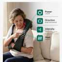 Snailax Shiatsu Neck and Shoulder Massager - Back Massager with Heat, Deep Kneading Electric Massage Pillow for Neck, Back, Shoulder,Foot,Body
