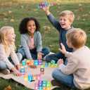 Magnetic Letters Blocks Magnetic Alphabet & Numbers ABC Learning Toys for Kids Colorful Uppercase Lowercase Numbers Math Symbols Emoticons Toys for Boys Girls 216 in 36 pcs