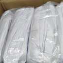 100 Pcs White Washable Removable Universal for Wedding Party Dining Banquet Polyester Spandex Stretch Slipcovers Chair Covers