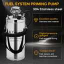 Upgraded J-47912 Fuel System Priming Pump Directly for Detroit Diesel DD13 DD15 S60 MBE900 and MBE4000 Replaces OTC5869 J-47912, with Shoulder Strap for Convenient Carrying