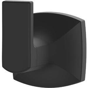 Pfister Vaneri Towel Hook, Bathroom Towel Hook, Wall-Mounted, Screw-In, Matte Black Finish, BRHVRI0B