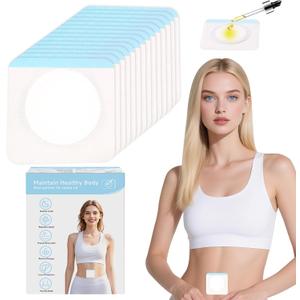 60pcs Castor Oil Pack Patches for Belly Button