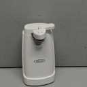 bella Electric Can Opener and Knife Sharpener, Removable Cutting Lever, Cord Storage, Stainless Steel Blade, White (One Size)