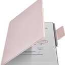 E NET-CASE Case for Remarkable Paper Pro, Premium PU Leather Book Folio with Pen-Buckle, Lightweight Magnetic Case with Auto Sleep/Wake for Remarkable Paper Pro 11.8" 2024 Released (Pink)
