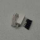Gonine DC 24V 1A Power Supply Adapter White, 100-240V AC to DC 24 Volts Power Cord, fit for 24Vdc 1000mA 500mA 0.1-1A Led Strip Light and More (Not Battery Charger).