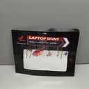 White 12 12.1 13 13.3 14 15 15.4 15.6 in Skin Laptop Sticker Decal, Netbook Skins for Notebook, Universal Vinyl Laptop Decor Cover for Girl Women, Waterproof Art Protector I Colorful Wildflowers