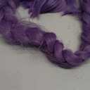 Linfairy 95cm Long Purple Princess wig Halloween Party Cosplay Costume Wigs Small Size