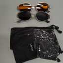 livho 2025 Trendy Oval Sunglasses - Stylish Polarized Shades for Everyday - Retro Metal Frames