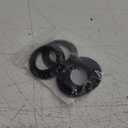 1.26 Inch E26 Light Socket Collar Ring 4 Pcs Black Lamp Shade Collar Rings Retainer Rings and Replacement Adapter [FDXGYH, Black]