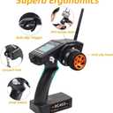 RadioLink RC4GS V3 2.4G 4CH RC Transmitter and Receiver R6FG Gyro Inside Pistol Grip Remote Controller for RC Car Boat Tank Buggy