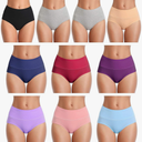 Womens Cotton Underwear Breathable Stretch Postpartum Panties Full Coverage Ladies Briefs Multipack
XL