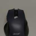 acer Wireless Mouse for Laptop, 2.4GHz Computer Mouse 3 Adjustable DPI Office Cordless USB Mice with USBA Receiver, 6 Buttons, 1600 DPI, Medium to Large Sized Hands Compatible with PC, Laptop, Desktop (Black)
