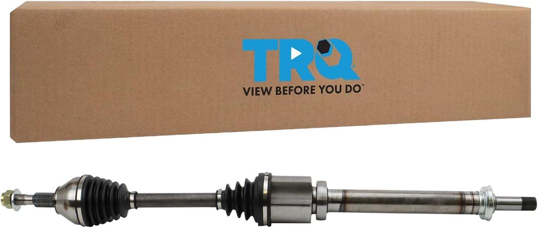 TRQ Front Right CV Axle Assembly Passenger Side Manual Transmission Compatible with 2013-2018 Ford Focus ST