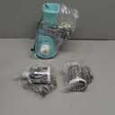 X Home Rotary Cheese Grater for Kitchen, Shredder with 3 Interchangeable Blades, Rotary Grater with Handle and Strong Suction Base, for Vegetables, Fruit, Nuts, Easy to Use and Clean, Blue