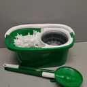 Libman Tornado Spin Mop System and 1 Refill, Mop and Bucket with Wringer Set for Hardwood Floor Cleaning, 2 Total Heads Included