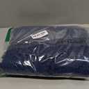 Bcoimo 24"17" Chenille Bath Mat  Non-Slip with Backing Bath Rug Ultra-Absorbent and Machine Washable Bathroom Mat Quick-Dry Design. Ideal for Bathroom and Tub Areas (Navy)