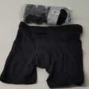 Gildan Men's Underwear Covered Waistband Boxer Briefs, Multipack, Black (5-Pack), X-Large