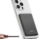 Magnetic Portable Charger PowerBank, 5,000mAh Mag Slim Wireless Power Bank with USB C PD 20W QC3.0 Wired fast charging, Battery Pack Compatible with iPhone 17/16/16 Pro/16 Pro Max/15/15 Pro Series
