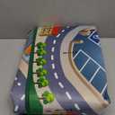 Large Kids Carpet Play Mat Rug for Playroom, 60'' x 84' Car Rugs Mat for Kids Toy Cars, City Life with Road Traffic Playmat Rugs Great for Kids Bedroom Play Room Boy Room Decor, Grey