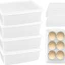 Pizza Dough Proofing Box - Set of 4 Stackable Dough Proofing Container with Lid for Family Size Dough (11.8x 8.87x 5.5)