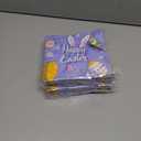 2 x ibohr 50Pcs Easter Napkins, Cute Cocktail Napkins with Eggs & Carrots, 6.5 Inch Disposable Paper Napkins for Easter Party Supplies, Spring Table Decor