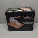 Upgraded Manual Bread Slicer for Homemade Sourdough Bread - Adjustable Thickness Bread Cutter with Hand Crank, Suction Cups, Slicing Guide, Scale Line & Cover, for Perfect Even Slices (Cream)