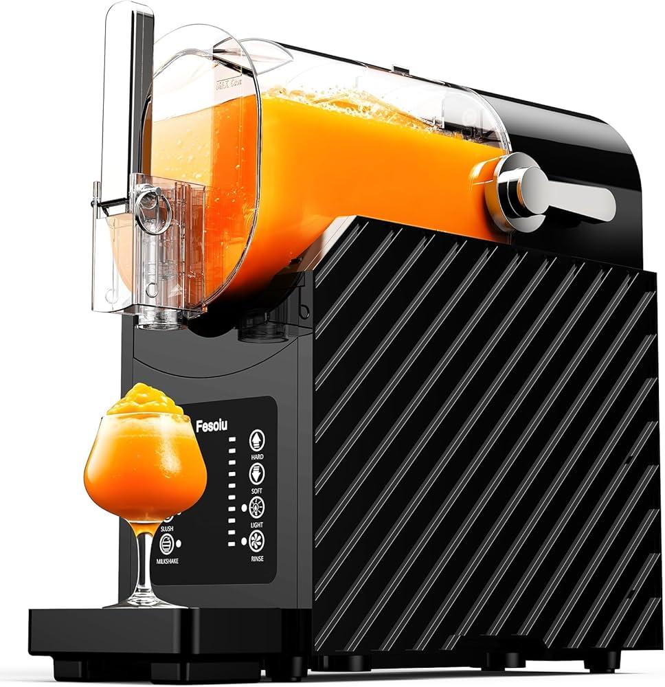 Slushie Machine with Self-Cleaning, 3 Preset Programs Slushie Maker, 88oz Professional Slushy Machine for Home, No Ice Needed Frozen Drink Maker for Frappés, Margaritas & Milkshakes Smoothie