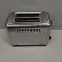 Hamilton Beach 2 Slice Toaster with Extra-Wide Slots, Bagel Setting, Toast Boost, Slide-Out Crumb Tray, Auto-Shutoff & Cancel Button, Defrost Function, Stainless Steel (22794)