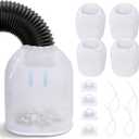4 Pack Dryer Vent Lint Catcher Bags, Lint Trap Catcher for Dryer Vent, Indoor Outdoor Dryer Lint Catcher Trap and Filter, Dust Catching for Ventless Dryer Vent to Capturing Lint and Dust