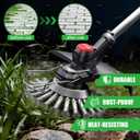 10 Inch Unbreakable Wired Trimmer Blade for Weed Eater, Steel Wire Rotary Brush Cutter Trimmer Head, Weed Eater Head for Weed Eater, Brush Cutter, Weed Wreckers, Moss Grass Rust Removal