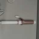 Conair Double Ceramic 1 -Inch Curling Iron, 1 -Inch Barrel Creates Soft Waves & Curls, Hair Curler for Use on Medium & Long Hair, White/Rose Gold