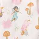Burt's Bees Baby Girls' Pajamas, 2-Piece Long Sleeve Tee and Pants Organic Cotton PJ Set (3T, Fairy Garden)
