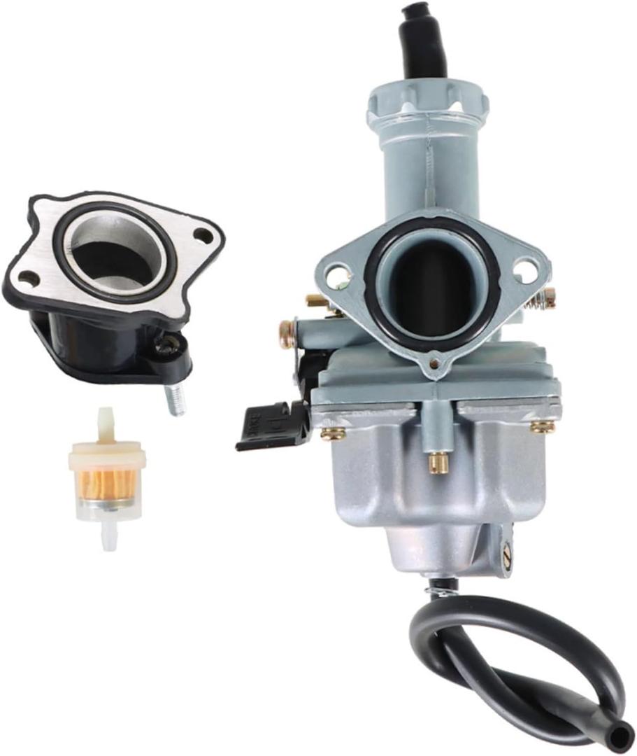 Carburetor and Boot Kit Replacement for Honda 1977-1990 CB125S 2004-2013 CRF100F 1974-1998 XL100 1979-1985 XL100S 1981-1984 XR100 1985-2004 XR100R 1980-1984 XR200 1981-2002 XR200R Carb