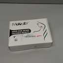 morvally Short Black Wavy Bob Wig with Bangs for Women 16 Inches Natural Synthetic Hair Wavy Wigs