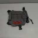 OneTigris Tactical Dog Harness Vest,No-Pull Service Dog Vest with Hook & Loop Panels,Adjustable Dog Vest Harness for Walking Hiking Training(Grey,XS)