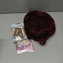 MINSEEYOO Burgundy Wig with Bangs for Women Long Burgundy Wavy Wigs 26 Inch Dark Red Wigs Natural Looking Heat Resistant Synthetic Wig for Daily Party Use