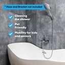 SparkPod High Pressure Handheld Shower Head - Huge 6-Inch Face - Luxury Rain Shower Design - Tool-Free 1-Min Installation - Handheld Only, No Bracket or Hose (Luxury Polished Chrome)