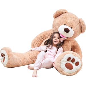 IKASA Giant Teddy Bear Plush Toy Stuffed Animals (Brown, 63 inches)