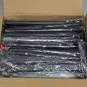 EAGMAK Heavy Duty Clothes Rack Load 420 LBS, Rolling Garment Rack with Lockable Wheels, Standing Metal Clothing Rack with Shelves, Portable Wardrobe Sturdy Coat Rack for Hanging Clothes (Black) (43.318.963)