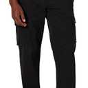 Amazon Essentials Mens Straight-Fit Stretch Cargo Pant (35W x 34L, Black)
