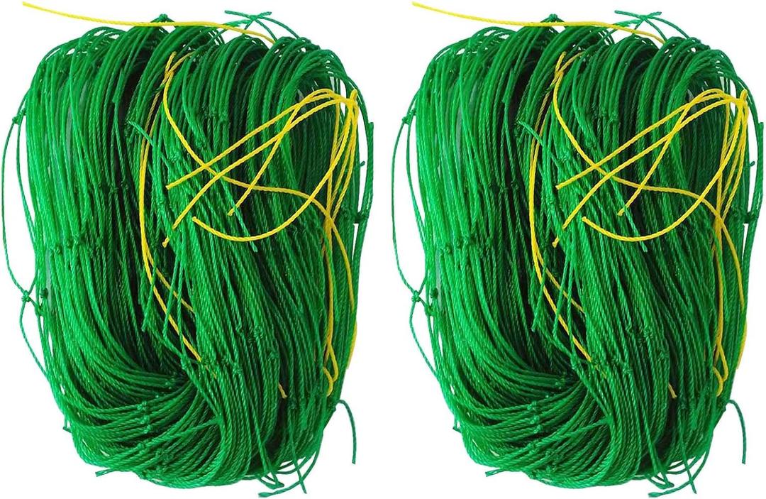 2 Pack Garden Trellis Netting - Heavy-Duty Plant Support, 6 Feet x 16.5 Feet, Flexible String Net for Climbing Plants 2 Pack Garden Trellis Netting - Heavy-Duty Plant Support, 6 Feet x 16.5 Feet, Flexible String Net for Climbing Plants