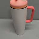 Owala FreeSip Tumbler - Stainless Steel-40-oz.-Orange/Tan(Sparkling Sherbet)