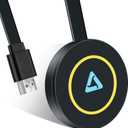 4K Wireless HDMI Display Dongle Adapter, Screen mirroring Adapter for tv for i-OS/Android/Windows/i-Phone/Tablet L-aptop to H-DTV Monitor Projector, Support Air-Play DLNA Miracast (Ink Black)