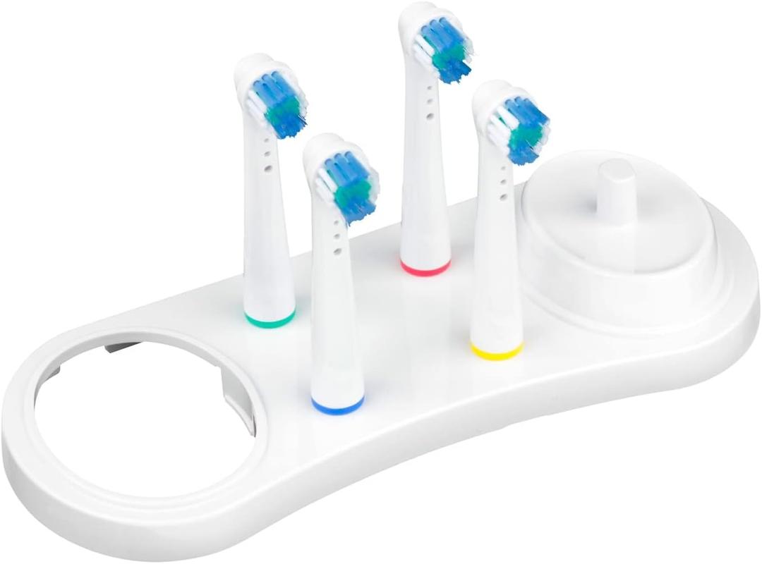 Replacement Toothbrush Heads (2 pack) Compatible with oral b Electric Toothbrush With superb cleaning effect, Comes with a Toothbrush Holder, Keep your Toothbrush Heads Clean and Dry, 360°clean deeper