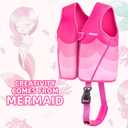 Toddler Swim Vest, Swim Jacket for Kids, Infant Swim Trainer Vest with Adjustable Safety Strap