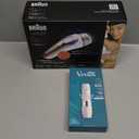 Braun Smart IPL, Skin iExpert Pro 7: at Home Laser Hair Removal for Women and Men, Permanent Visible Hair Reduction, with Free App, Vanity Case, Venus Razor, 2 Smart Heads, Facial Trimmer, IPL7219 (White/Bronze New)