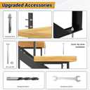 Steel Stair Riser 2 Pack, 1-Step Steel Stair Stringer for Outdoor Steps