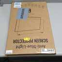 ZYY 2 Pack 23-24 Inch Computer Screen Blue Light Blocker for Diagonal 23,23.6,23.8,24 Inch Monitor, UV Blocking Filter(21 1/4x13 3/8) for Eye Strain,Hanging Anti Blue Light Screen Protector